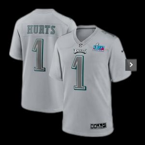 Jalen Hurts Philadelphia Eagles Nike Super Bowl LVII Patch Atmosphere Fashion
